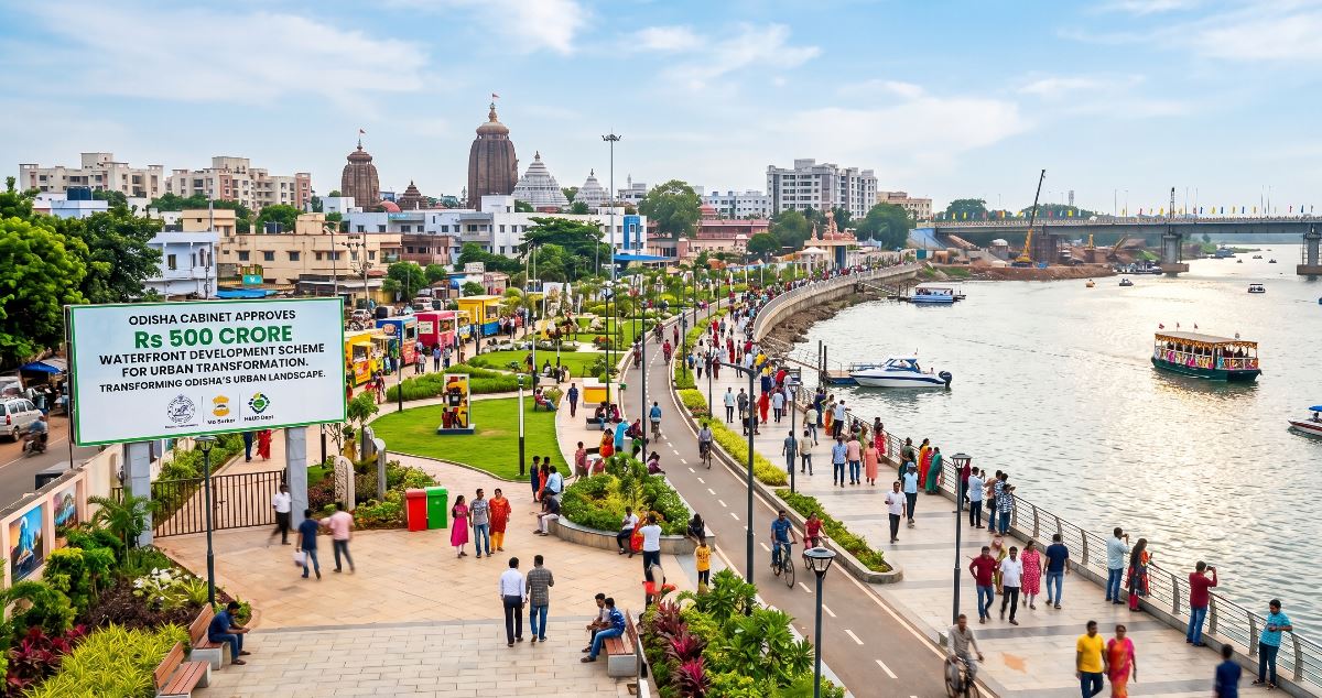 Odisha Cabinet Approves INR 500-Crore Waterfront Development Scheme to Transform Urban Landscapes